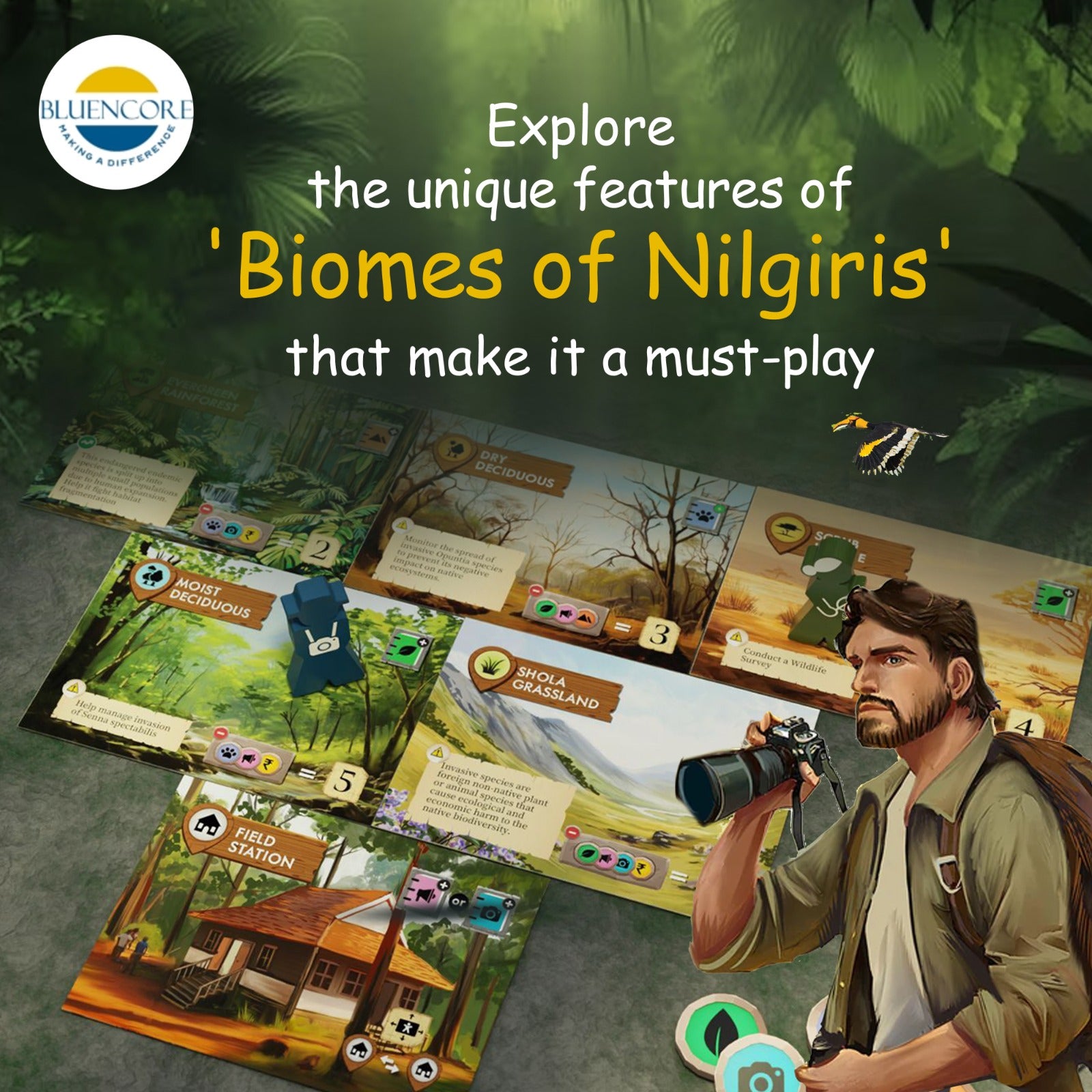 Discover the Wonders of Nature with "Biomes of Nilgiris" – BluEncore’s Upcoming Board Game