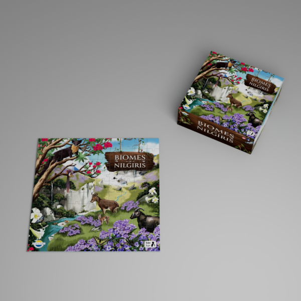 Biomes of Nilgiris – 100 pieces Puzzle| For Teens, Friends and Family| Educational Game