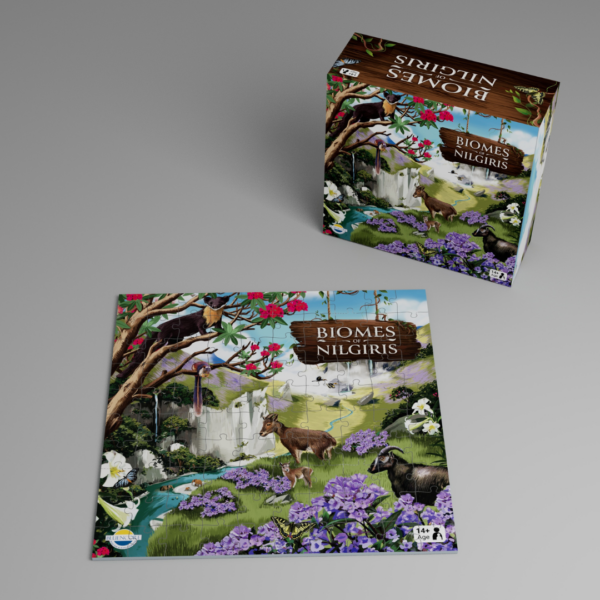 Biomes of Nilgiris – 100 pieces Puzzle| For Teens, Friends and Family| Educational Game