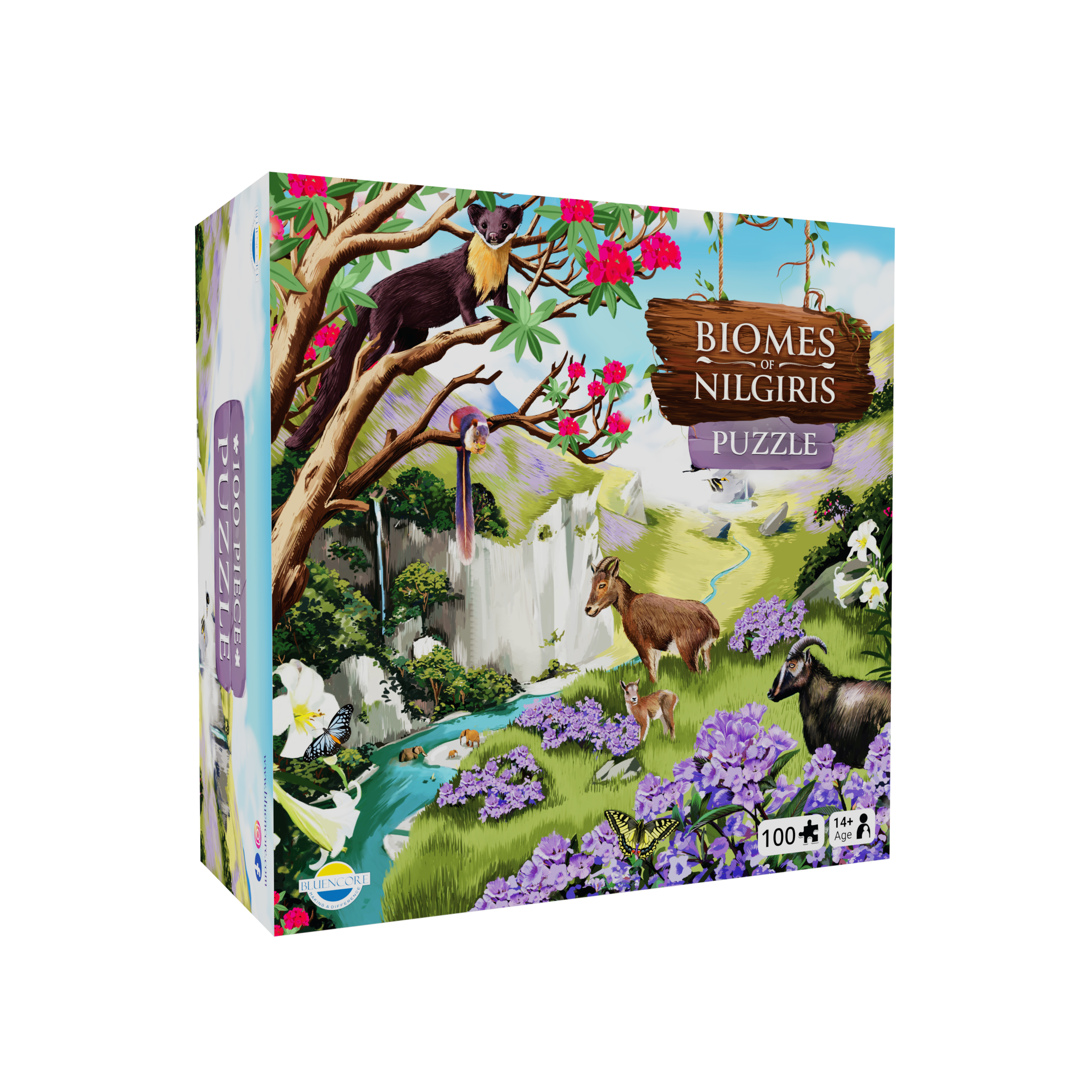 Biomes of Nilgiris – 100 pieces Puzzle| For Teens, Friends and Family| Educational Game