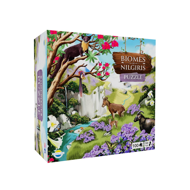 Biomes of Nilgiris – 100 pieces Puzzle| For Teens, Friends and Family| Educational Game